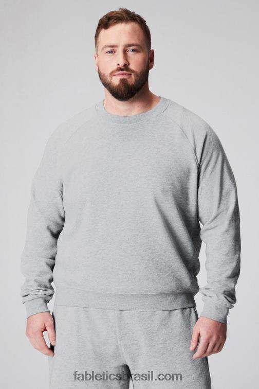 Fabletics urze cinza clássico 420HR3671 a tripulação leve homens