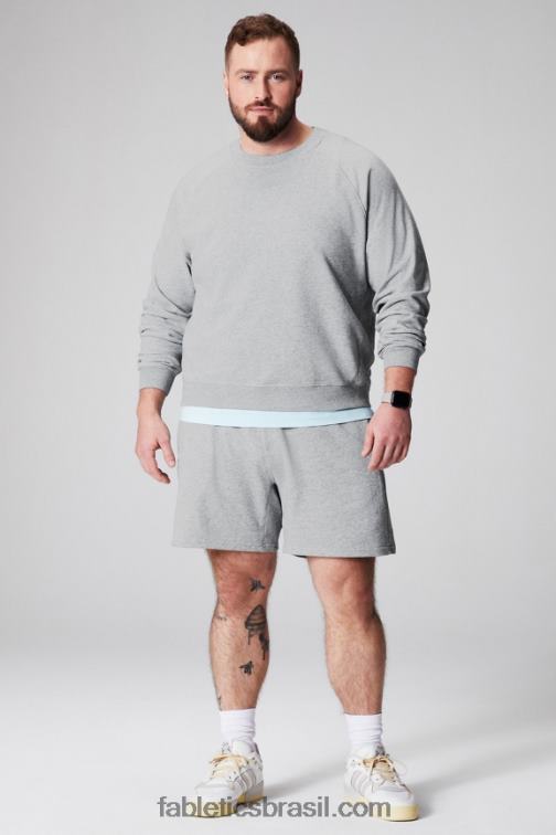 Fabletics urze cinza clássico 420HR3671 a tripulação leve homens