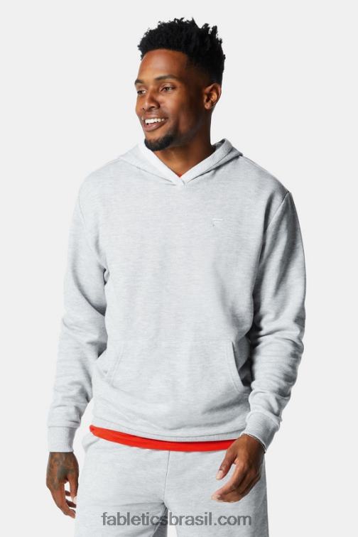 Fabletics urze cinza claro 420HR3657 o moletom com capuz leve homens