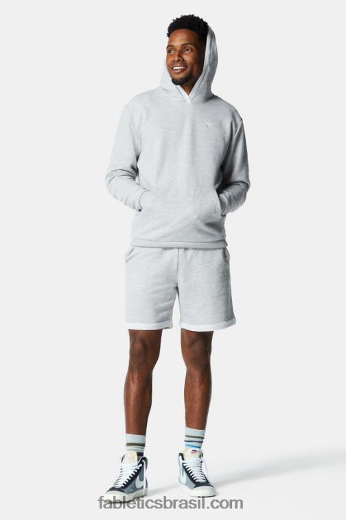 Fabletics urze cinza claro 420HR3657 o moletom com capuz leve homens