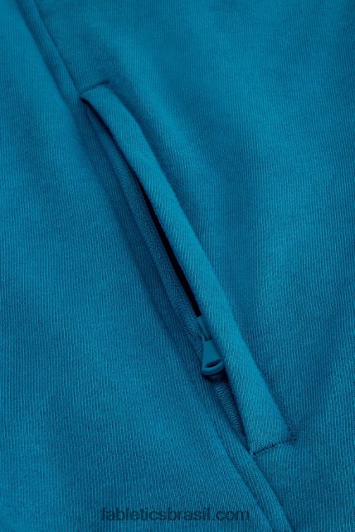 Fabletics verde-azulado náutico 420HR3663 o moletom com capuz leve homens
