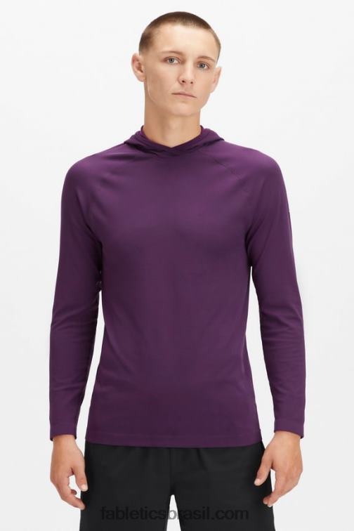 Fabletics vinho com canela 420HR3625 moletom do dia de treino homens
