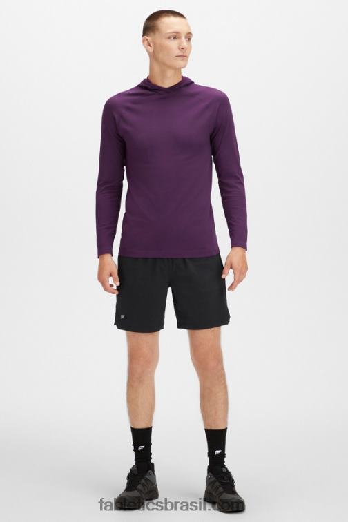 Fabletics vinho com canela 420HR3625 moletom do dia de treino homens