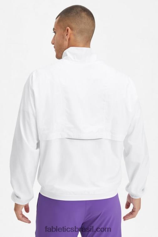 Fabletics branco clássico 420HR3640 a jaqueta do intervalo homens