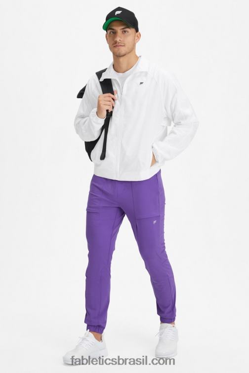 Fabletics branco clássico 420HR3640 a jaqueta do intervalo homens