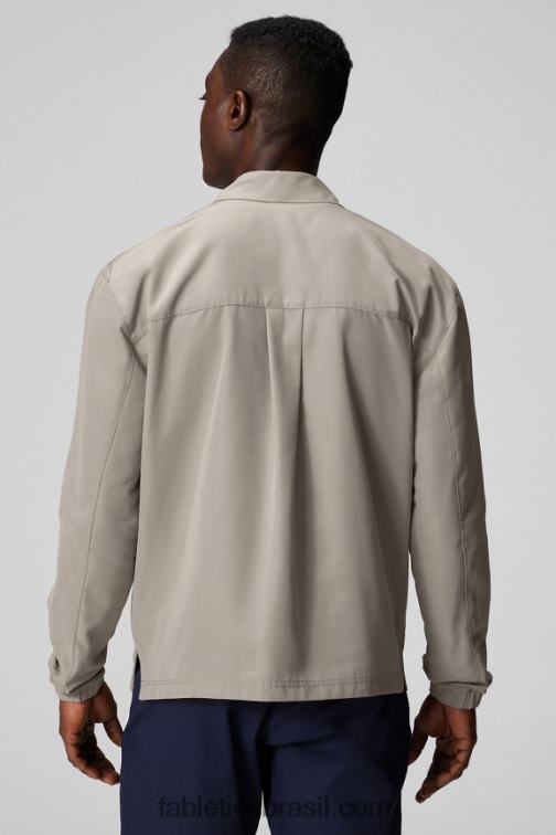 Fabletics caqui brutalista 420HR3633 a jaqueta do posto avançado homens