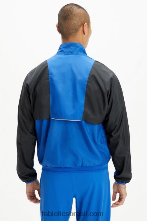 Fabletics corrida bloco azul 420HR3644 a jaqueta do intervalo homens