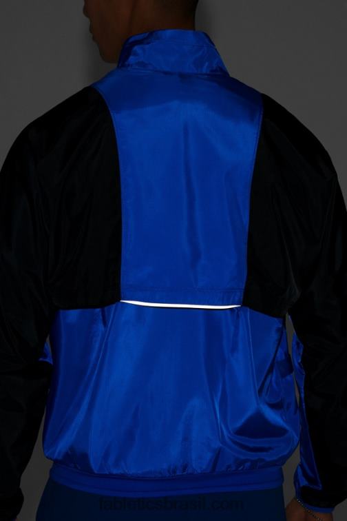 Fabletics corrida bloco azul 420HR3644 a jaqueta do intervalo homens