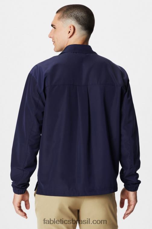 Fabletics marinha profunda 420HR3632 a jaqueta do posto avançado homens