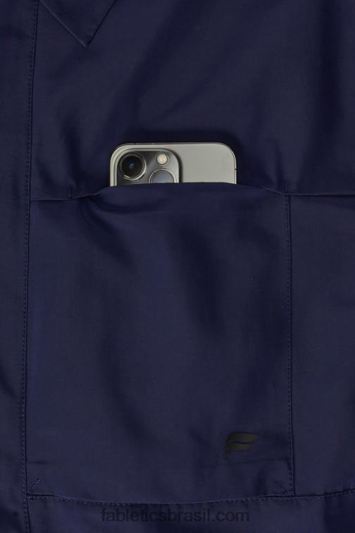 Fabletics marinha profunda 420HR3632 a jaqueta do posto avançado homens