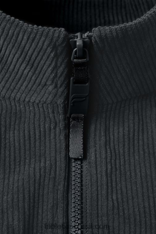Fabletics ônix 420HR3636 the club cord 1/4 jaqueta com zíper homens