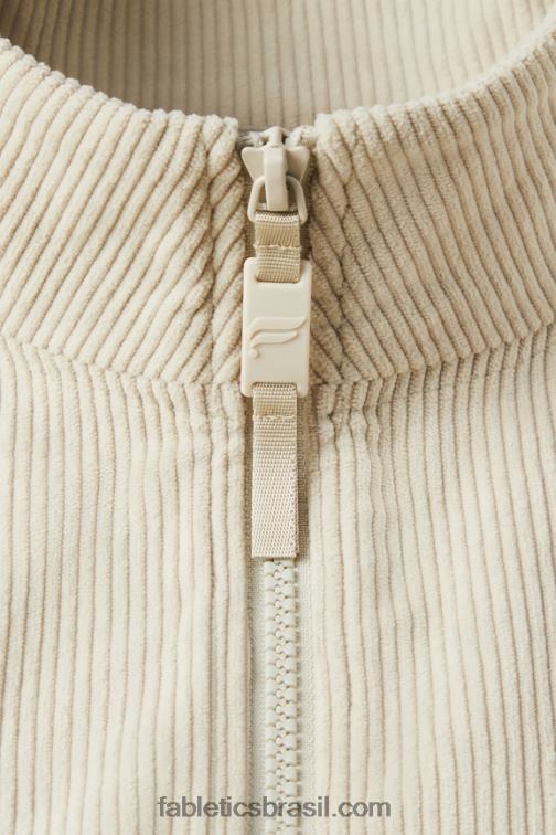 Fabletics pedra 420HR3637 the club cord 1/4 jaqueta com zíper homens