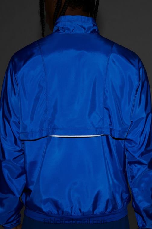 Fabletics raça azul 420HR3643 a jaqueta do intervalo homens
