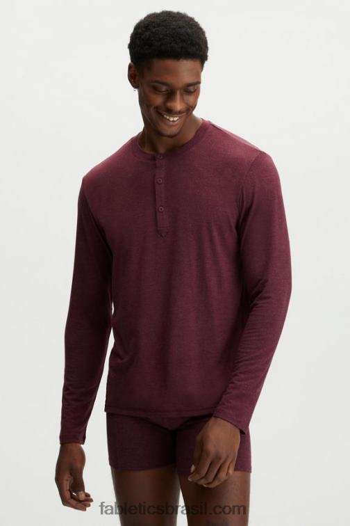 Fabletics Merlot 420HR3629 o restoreknit henley homens