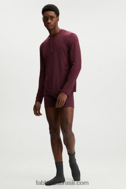 Fabletics Merlot 420HR3629 o restoreknit henley homens