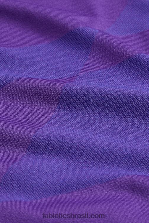 Fabletics abstrato violeta profundo f 420HR3567 the training day camiseta manga longa homens