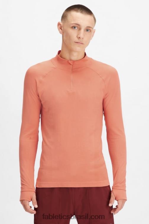 Fabletics argila de arenito 420HR3601 o dia de treino 1/4 zip homens