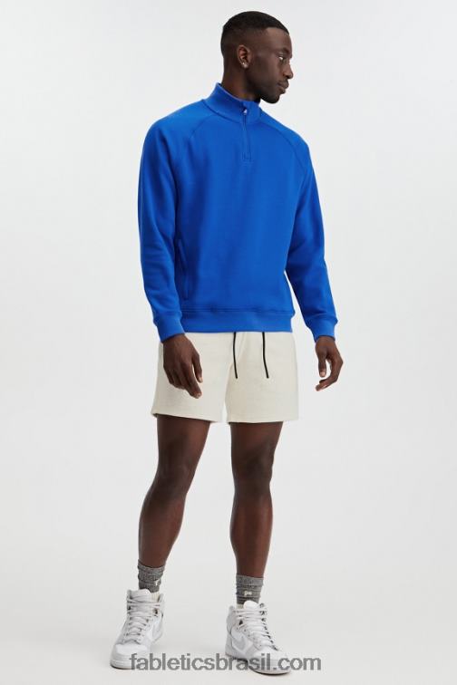 Fabletics azul clássico 420HR3615 o go-to 1/4 zip 189 homens