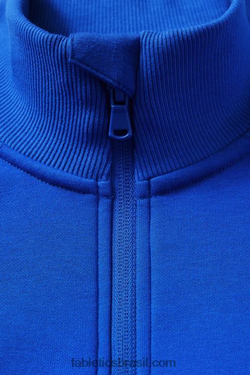 Fabletics azul clássico 420HR3615 o go-to 1/4 zip 189 homens