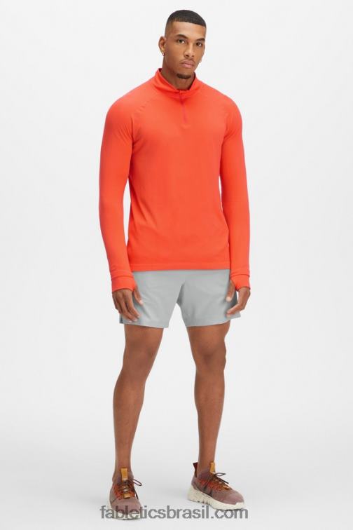 Fabletics chama brilhante 420HR3596 o dia de treino 1/4 zip homens