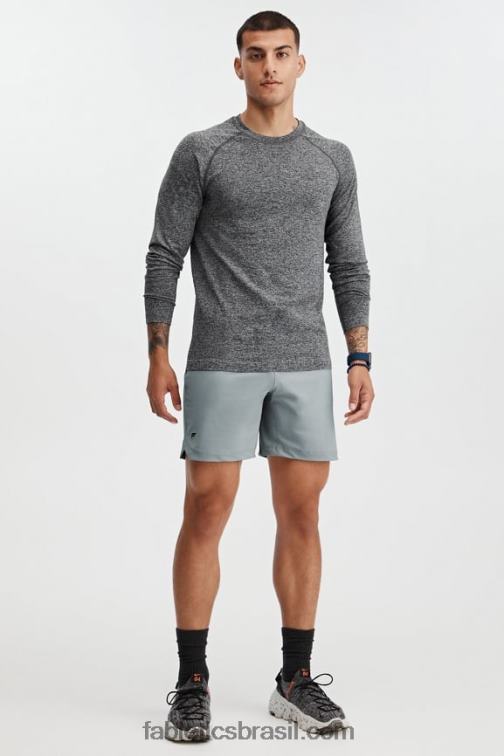 Fabletics cinza escuro htr 420HR3561 the training day camiseta manga longa homens