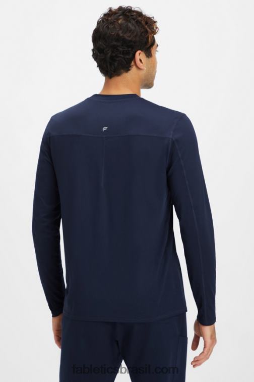 Fabletics marinha 420HR3588 underscrub de manga comprida todos os dias homens