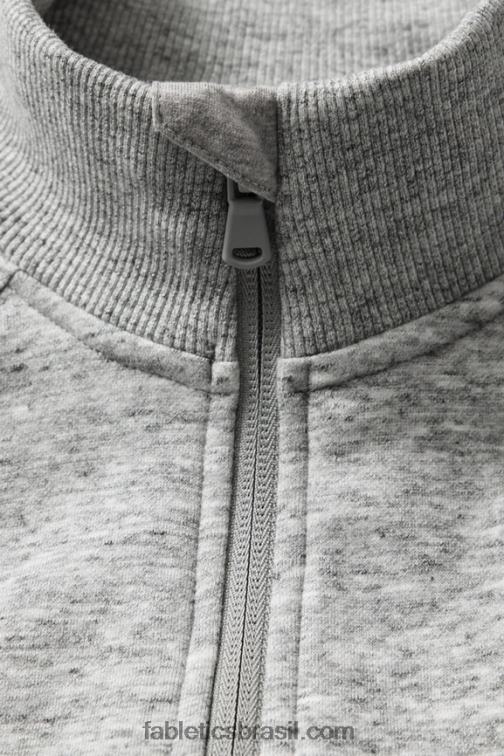 Fabletics meio cinza htr 420HR3614 o go-to 1/4 zip 188 homens