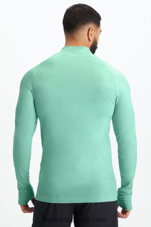 Fabletics menta fresca 420HR3598 o dia de treino 1/4 zip homens
