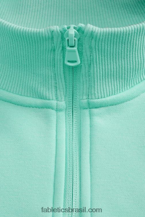 Fabletics névoa de menta 420HR3608 o go-to 1/4 zip 187 homens