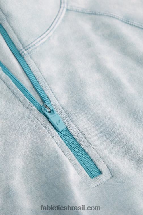 Fabletics onda ártica lavada 420HR3594 o dia de treino 1/4 zip homens