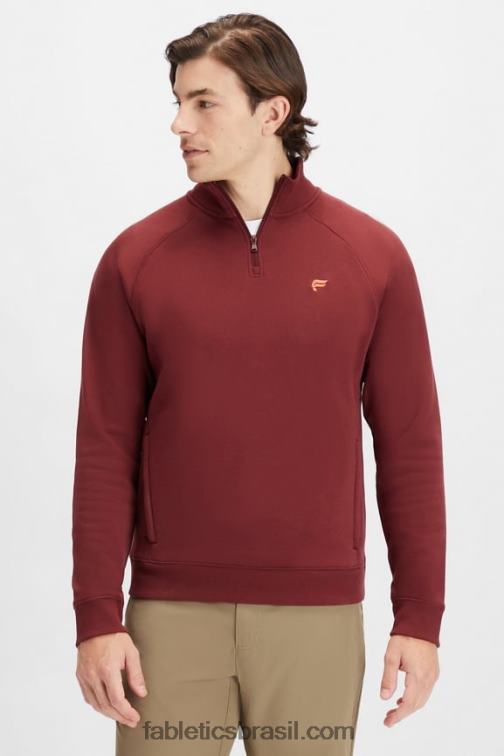 Fabletics sangue de boi 420HR3619 o go-to 1/4 zip 189 homens