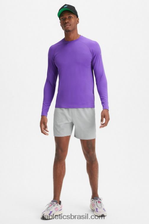 Fabletics sebo roxo 420HR3566 the training day camiseta manga longa homens