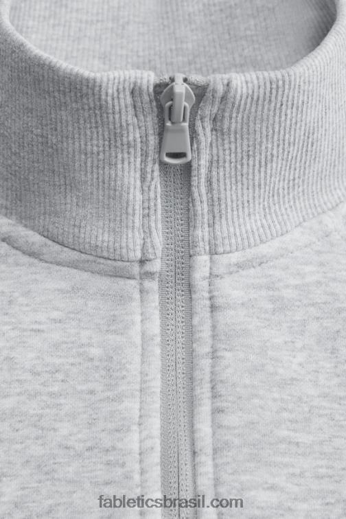 Fabletics urze cinza clássico 420HR3606 o go-to 1/4 zip 187 homens