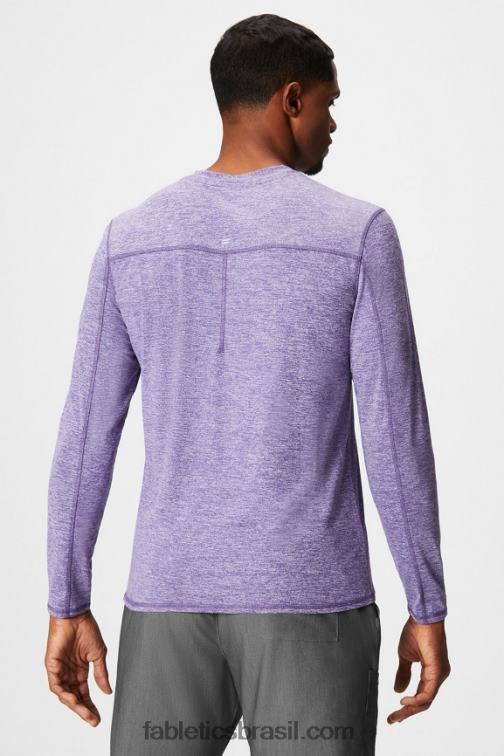 Fabletics urze ultravioleta 420HR3586 underscrub de manga comprida todos os dias homens