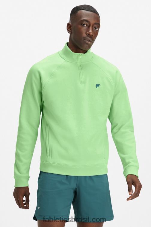 Fabletics wasabi 420HR3609 o go-to 1/4 zip 187 homens