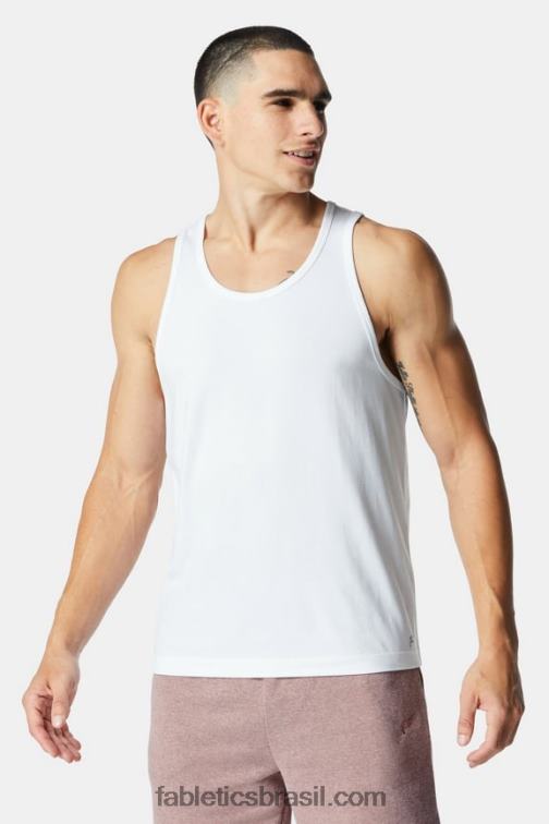 Fabletics branco 420HR3385 o tanque 24-7 homens