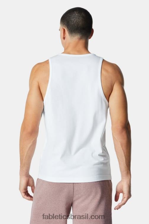 Fabletics branco 420HR3385 o tanque 24-7 homens