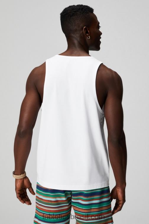 Fabletics branco clássico 420HR3379 o tanque 24-7 homens