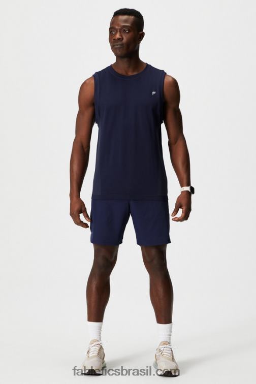 Fabletics marinha profunda 420HR3373 o tanque muscular do dia de treinamento homens