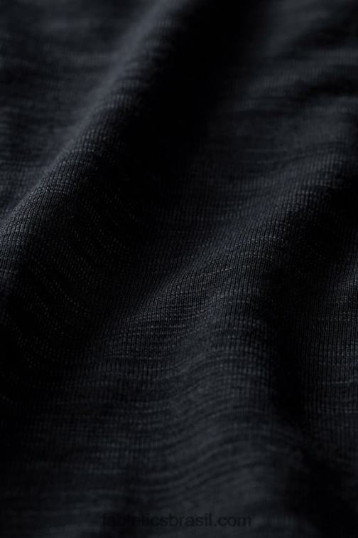 Fabletics preto 420HR3401 a camiseta sem mangas da primeira fila homens
