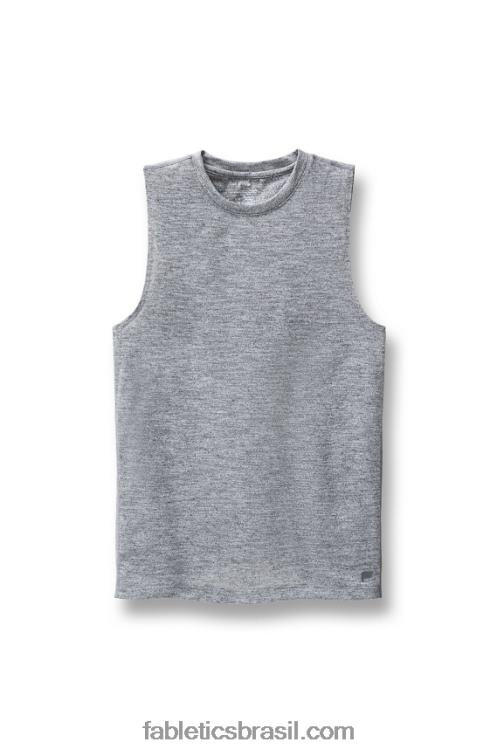 Fabletics urze cinza 420HR3400 a camiseta sem mangas da primeira fila homens
