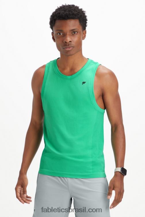 Fabletics verde essencial 420HR3394 o tanque do dia de treinamento homens