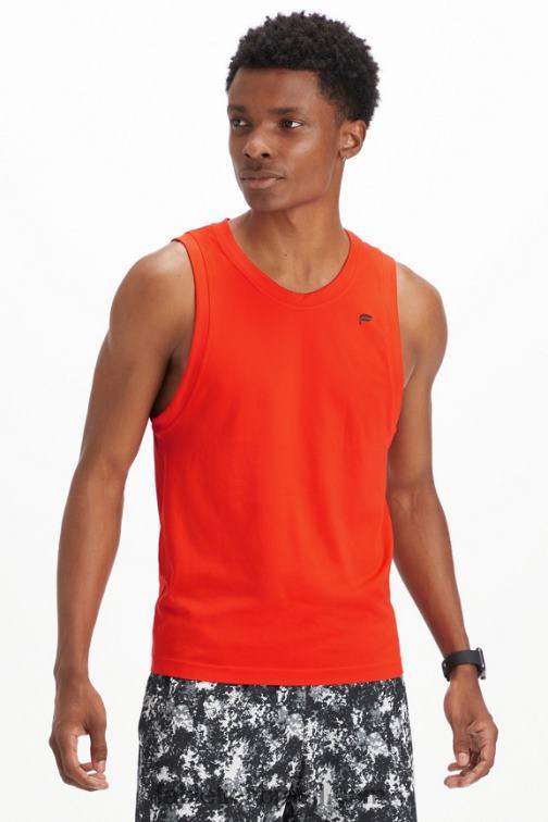 Fabletics vermelho ardente explodiu 420HR3395 o tanque do dia de treinamento homens