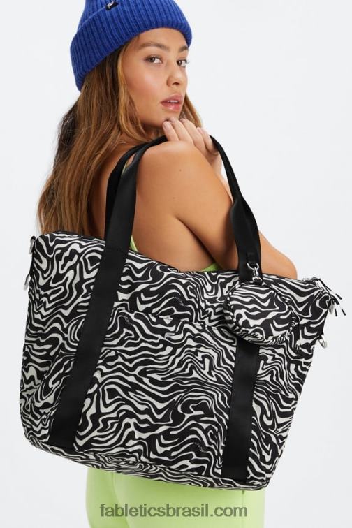 Fabletics mini zebra marmorizada 420HR2913 bolsa todos os dias mulheres