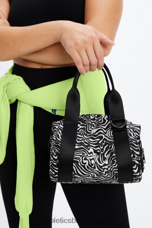 Fabletics mini zebra marmorizada 420HR2927 mochila mini grip mulheres