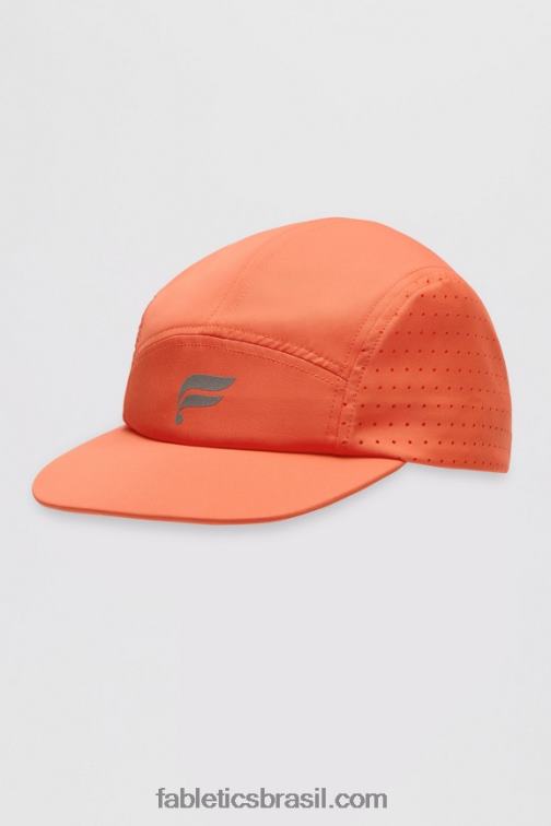Fabletics néctar de laranja 420HR3029 chapéu de 5 painéis de desempenho mulheres