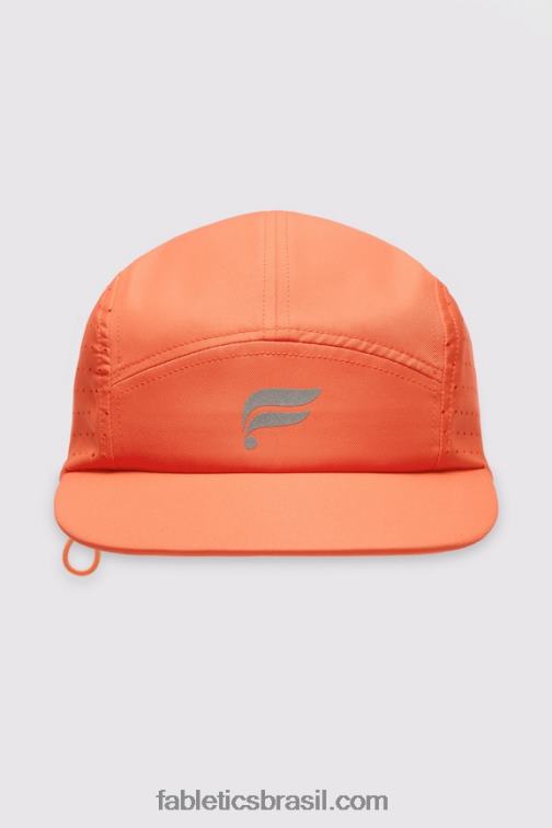 Fabletics néctar de laranja 420HR3029 chapéu de 5 painéis de desempenho mulheres