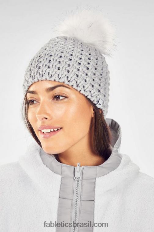 Fabletics nuvem 420HR3032 gorro de pompom grosso mulheres