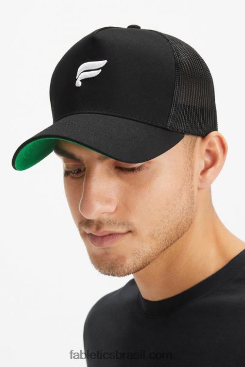 Fabletics preto 420HR3014 o chapéu de caminhoneiro mulheres
