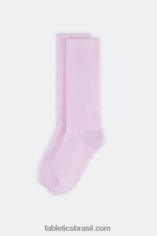 Fabletics brilho de lavanda 420HR3001 meia de desempenho 9 mulheres